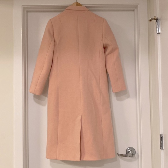 Banana Republic pink Italian wool overcoat - Picture 3 of 4